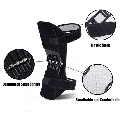 Power Knee Braces (2 Pack): 4-Spring Joint Support, Adjustable Stabilizer for Pain Relief, Sports & Daily Use - Image 3