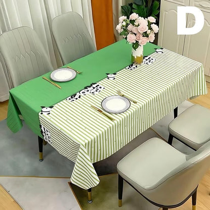 Waterproof Oilproof Washable Heat-Resistant PVC Tablecloth - 5 Patterns & Sizes for Home, Restaurant & Picnic Dining（B,200*138） - Image 4