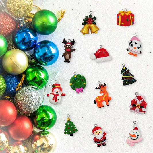 30pcs Mini Christmas Ornaments for Mini Tree Decorations Small Christmas Ornaments Resin Miniatures for Craft Christmas Decor - Image 4