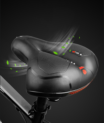 Silicone Bike Saddle with Hollow Ventilation: 21×25×11cm, 680g, Comfort & Shock Absorption for Aussie Cyclists - Image 3