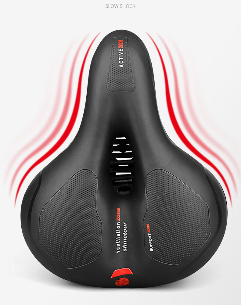 Silicone Bike Saddle with Hollow Ventilation: 21×25×11cm, 680g, Comfort & Shock Absorption for Aussie Cyclists - Image 5