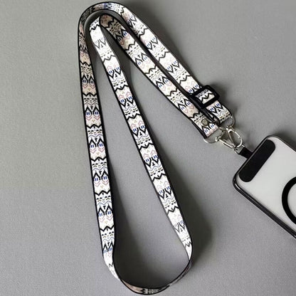 Christmas gifts 4PCS Boho Pattern Phone Crossbody Lanyard Set, Adjustable 65-118cm, Stylish & Durable for Universal Phone Models - Image 4