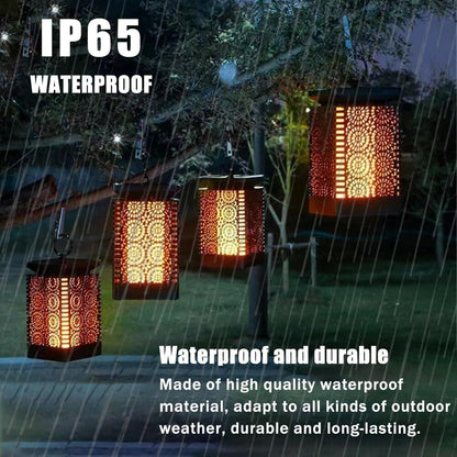 4-Pack Solar Garden Stake Light with Floral Pattern: 12 LED Outdoor Decorative Light with Multiple Mounting Options - Image 6