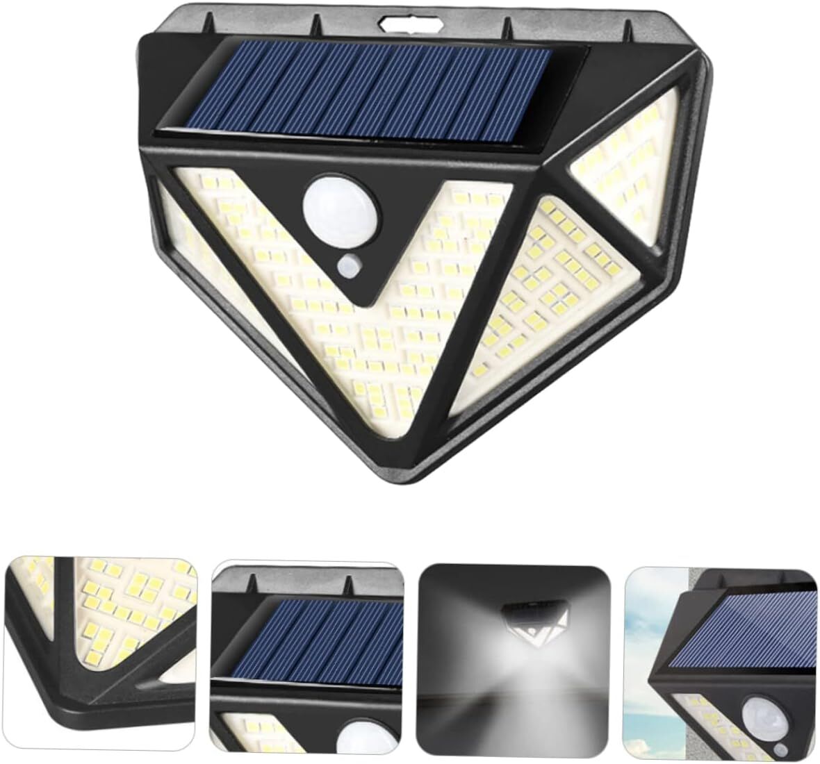 2-Pack Solar LED Motion Sensor Wall Light: Dusk-to-Dawn Outdoor Lighting for Aussie Gardens, Fences & Patios - Image 2