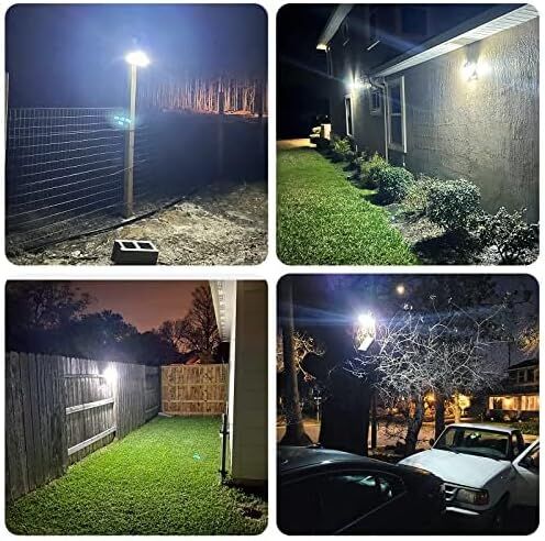 Solar Motion Sensor Outdoor Lights (2-Pack) with 288 LEDs & 2800LM: 270° Wide Angle, IP65 Waterproof, Remote-Controlled for Aussie Yards - Image 2