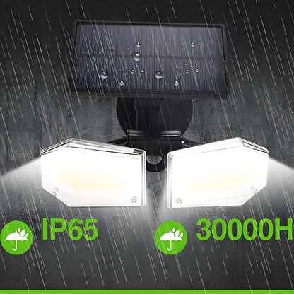 2-Pack Solar Motion Sensor Wall Lights: Double-Head Adjustable Cob LED Outdoor Lights for Garden, Patio & Pathway - Image 7