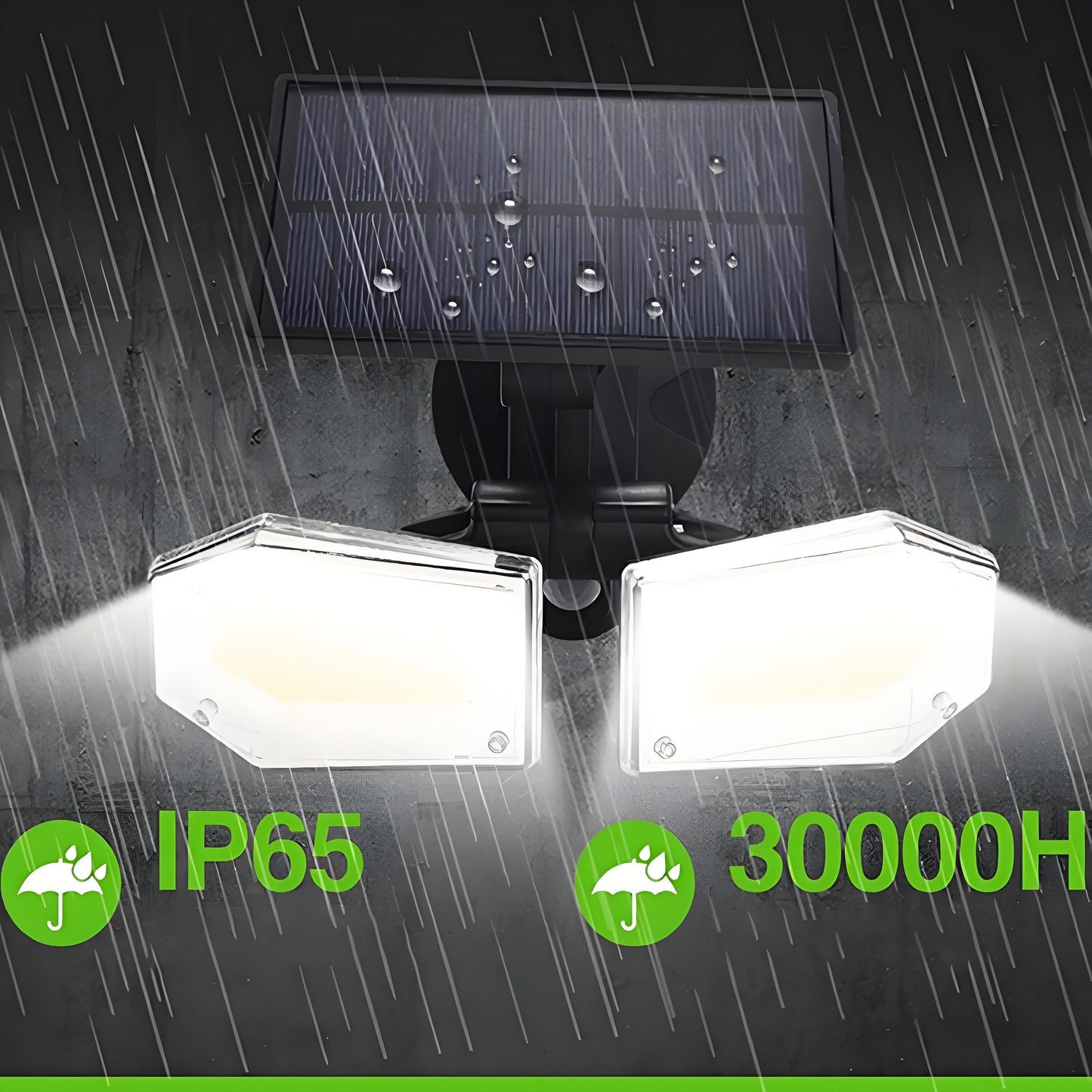 4-Pack Solar Motion Sensor Wall Lights: Double-Head Adjustable Cob LED Outdoor Lights for Garden, Patio & Pathway - Image 7