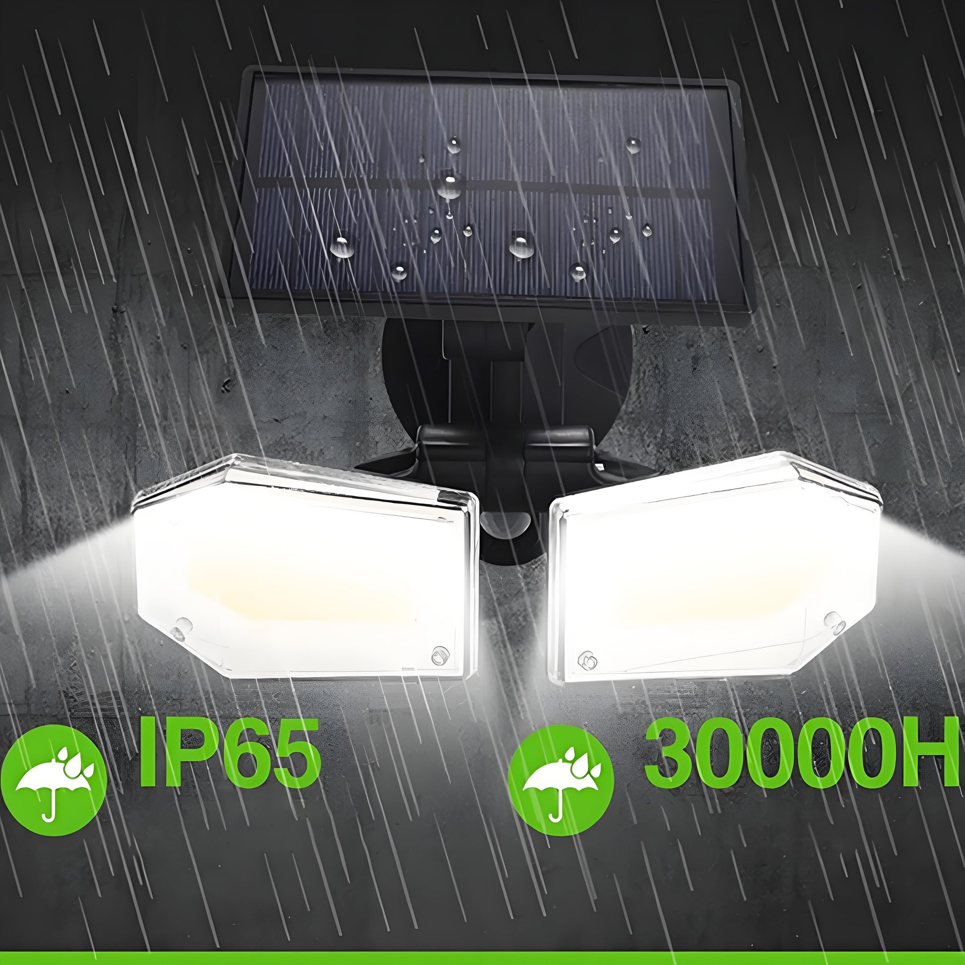 4-Pack Solar Motion Sensor Wall Lights: Double-Head Adjustable Cob LED Outdoor Lights for Garden, Patio & Pathway - Image 7