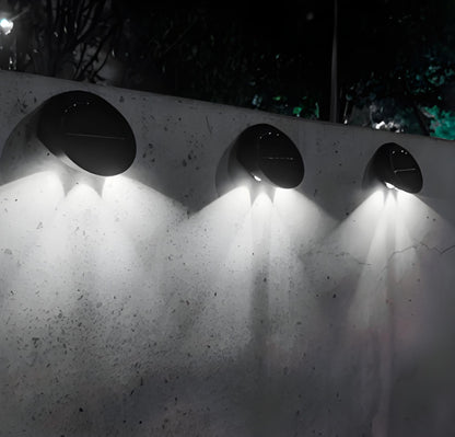 Solar Outdoor Wall Lights (4-Pack): IP44 Waterproof LED Sconces for Garden, Patio & Pathway Lighting（white light） - Image 5