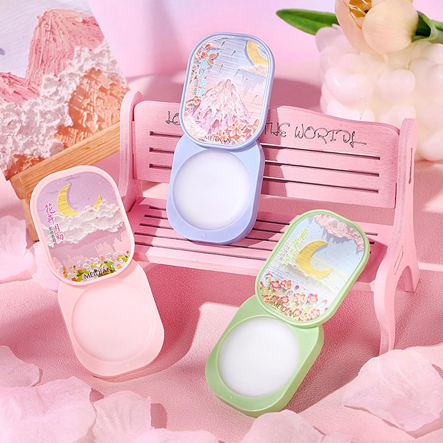 Pink Solid Perfume Set for Women: 3-Pack 4g Portable Pocket Balm with Natural Fragrance, Perfect for Travel - Image 7