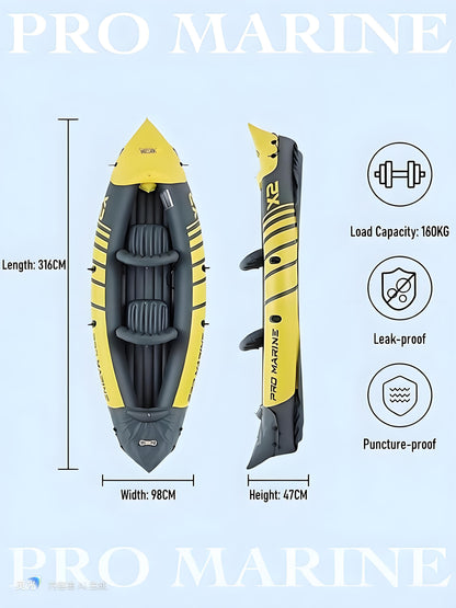 Advanced Elements Inflatable Kayak: 1/2 Person Recreational Convertible (Yellow) – Tandem/Solo Paddling with Durable PVC Hull - Image 5