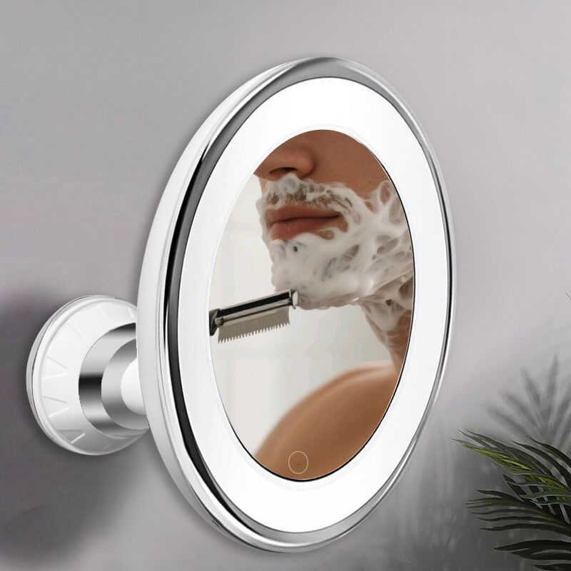 Christmas gift 10X Magnifying Suction Cup LED Makeup Mirror: Flawless Vanity Mirror with Natural Light for Precise Grooming - Image 8