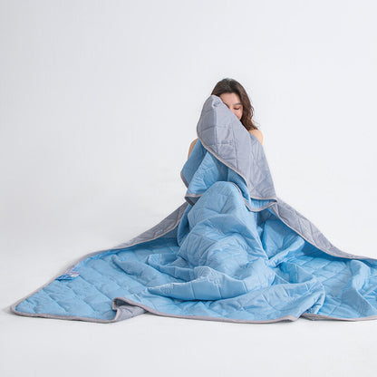 Christmas gifts for loved ones Aussie Summer Cooling Quilt – 4 Sizes, Breathable, Lightweight & Skin-Friendly for Refreshing Sleep All Season(sky blue,100cm*150cm)