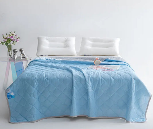 Christmas gifts for loved ones Aussie Summer Cooling Quilt – 4 Sizes, Breathable, Lightweight & Skin-Friendly for Refreshing Sleep All Season(sky blue,150cm*200cm) - Image 2