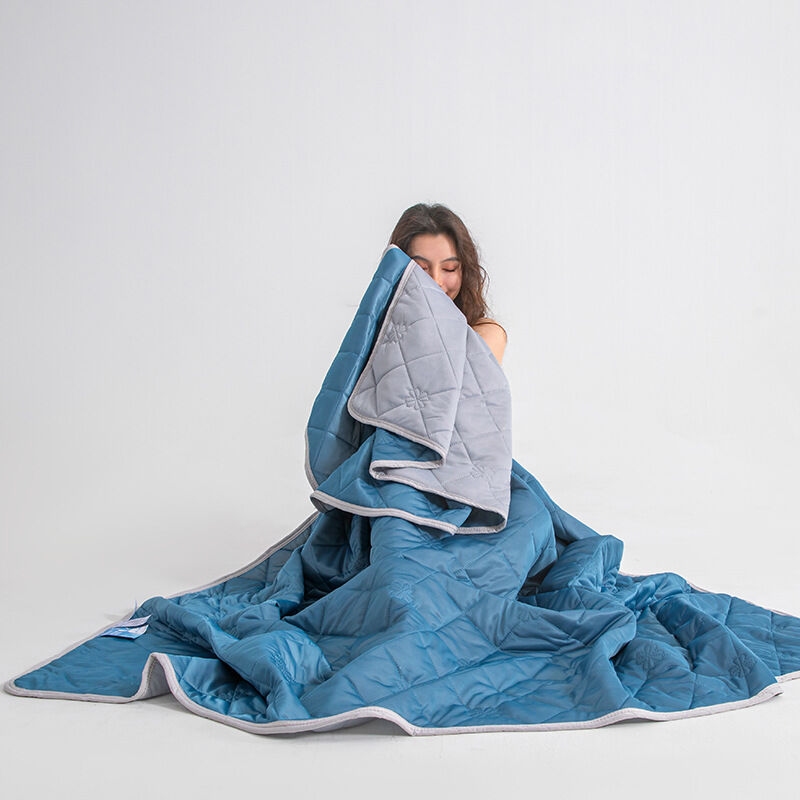 Christmas gifts for loved ones Aussie Summer Cooling Quilt – 4 Sizes, Breathable, Lightweight & Skin-Friendly for Refreshing Sleep All Season(lake blue,200cm*230cm)