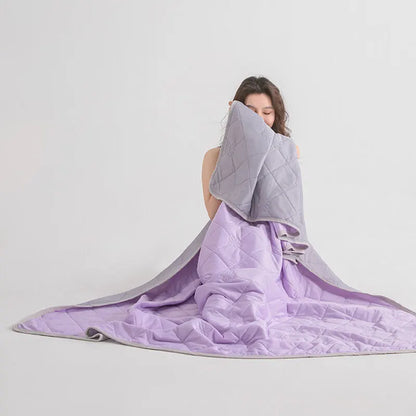 Christmas gifts for loved ones Aussie Summer Cooling Quilt – 4 Sizes, Breathable, Lightweight & Skin-Friendly for Refreshing Sleep All Season(purple,100cm*150cm)