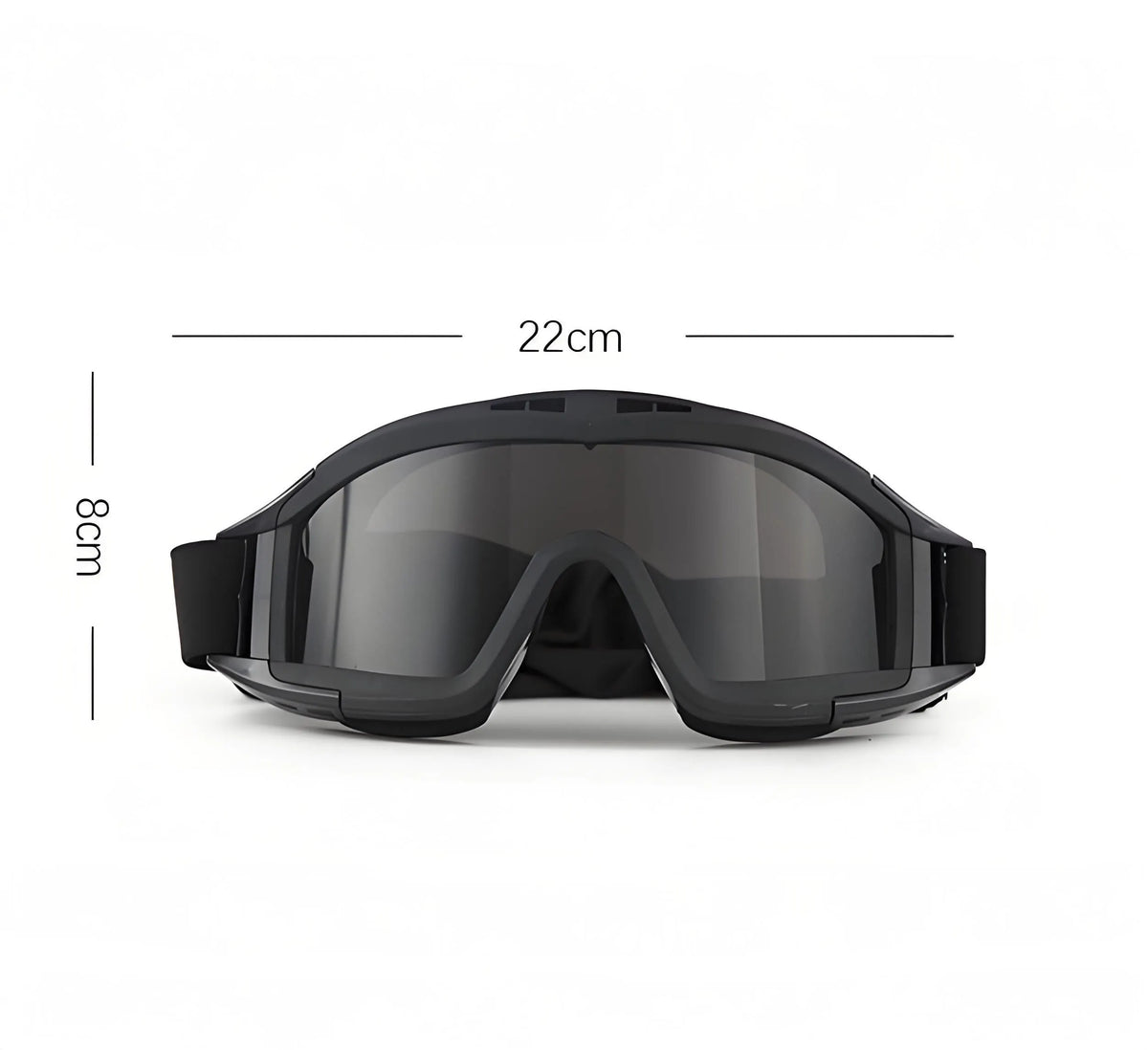 Christmas gifts for husband or boyfriend
 Tactical Safety Goggles with 3 Interchangeable Lenses, Wind & Dust Protection for Outdoor & Tactical Use(black) - Image 6