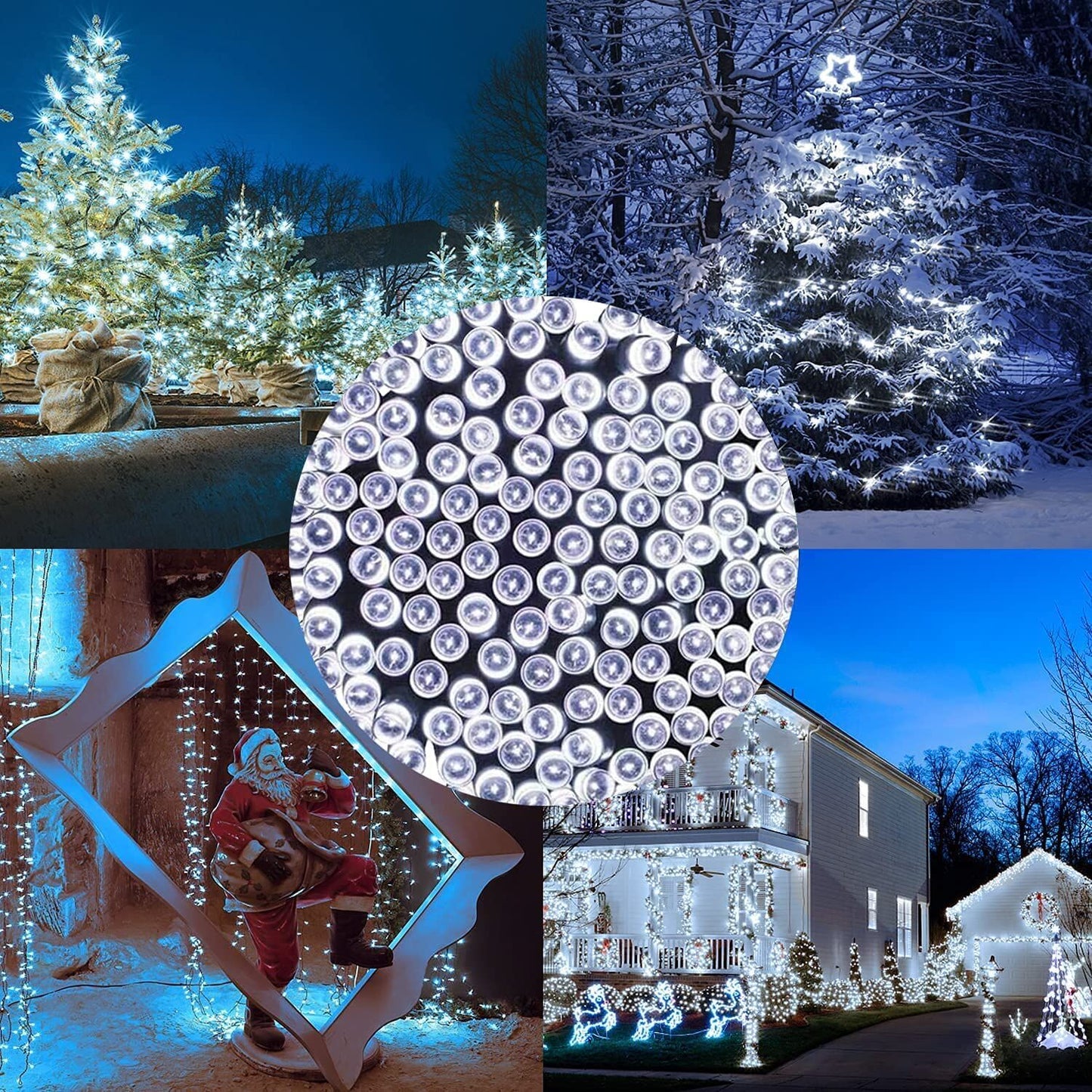 900 LED Cool White USB Fairy String Lights with Remote, 30m Green Wire, IP44 Waterproof 8-Mode Timer for Christmas Bedroom Decor - Image 4