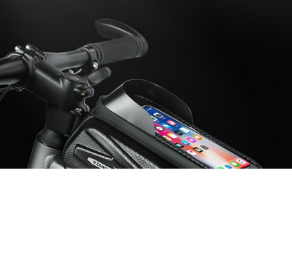 Waterproof Bike Frame Bag with Touchscreen Window: Hard Shell Bicycle Bag for Phone & Gear, Perfect for Aussie Riders - Image 2
