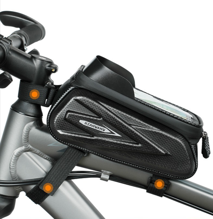 Waterproof Bike Frame Bag with Touchscreen Window: Hard Shell Bicycle Bag for Phone & Gear, Perfect for Aussie Riders - Image 3