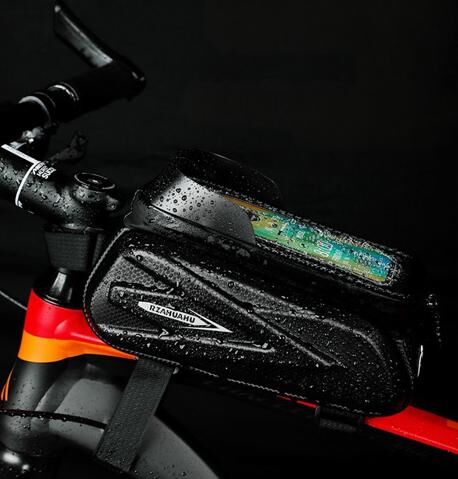 Waterproof Bike Frame Bag with Touchscreen Window: Hard Shell Bicycle Bag for Phone & Gear, Perfect for Aussie Riders - Image 5