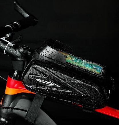Waterproof Bike Frame Bag with Touchscreen Window: Hard Shell Bicycle Bag for Phone & Gear, Perfect for Aussie Riders - Image 5