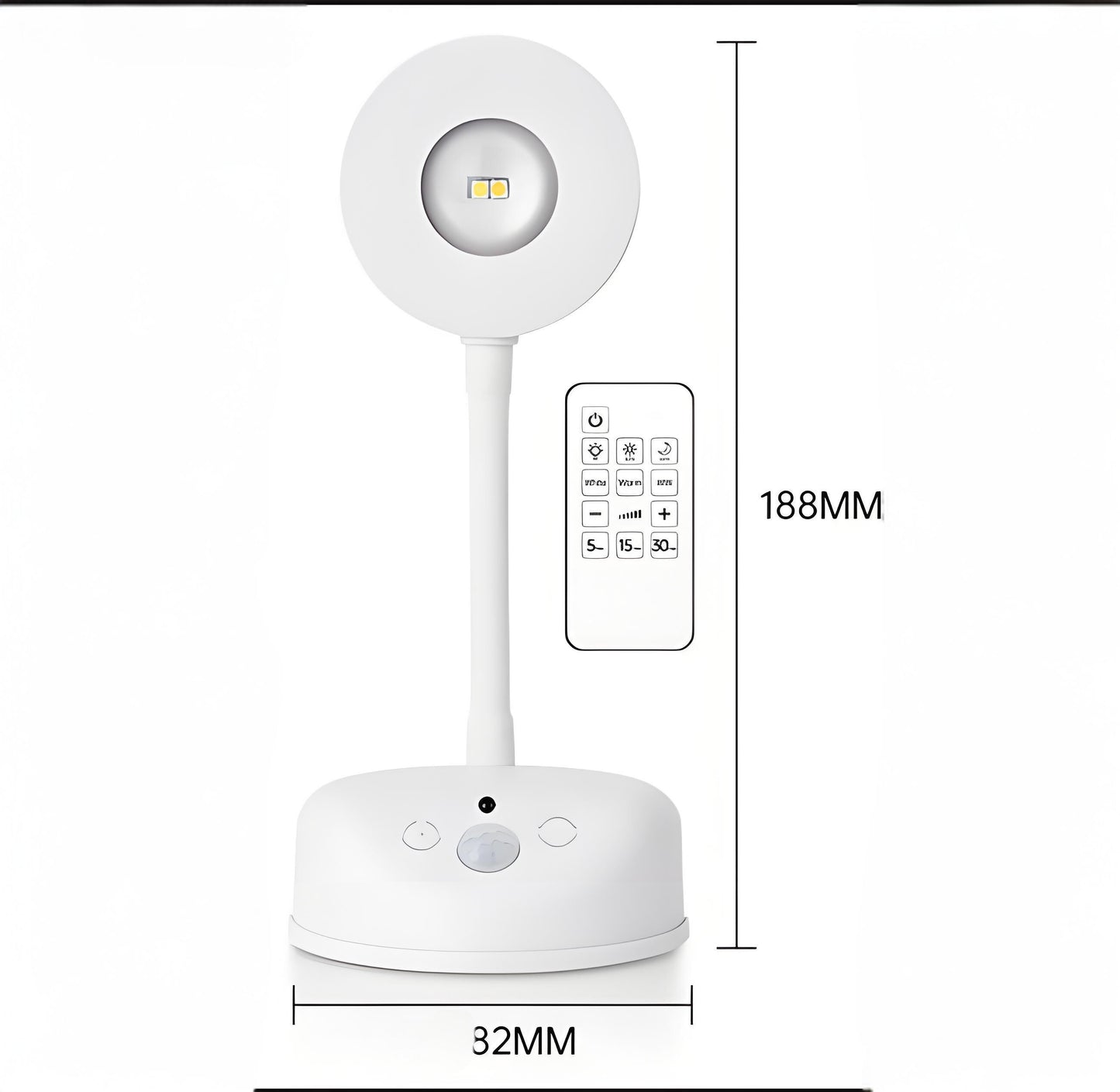 Wireless Smart LED Wall Light: Rechargeable, Motion-Sensor & Remote-Controlled, No-Drill Mount for Home Decor & Task Lighting - Image 7