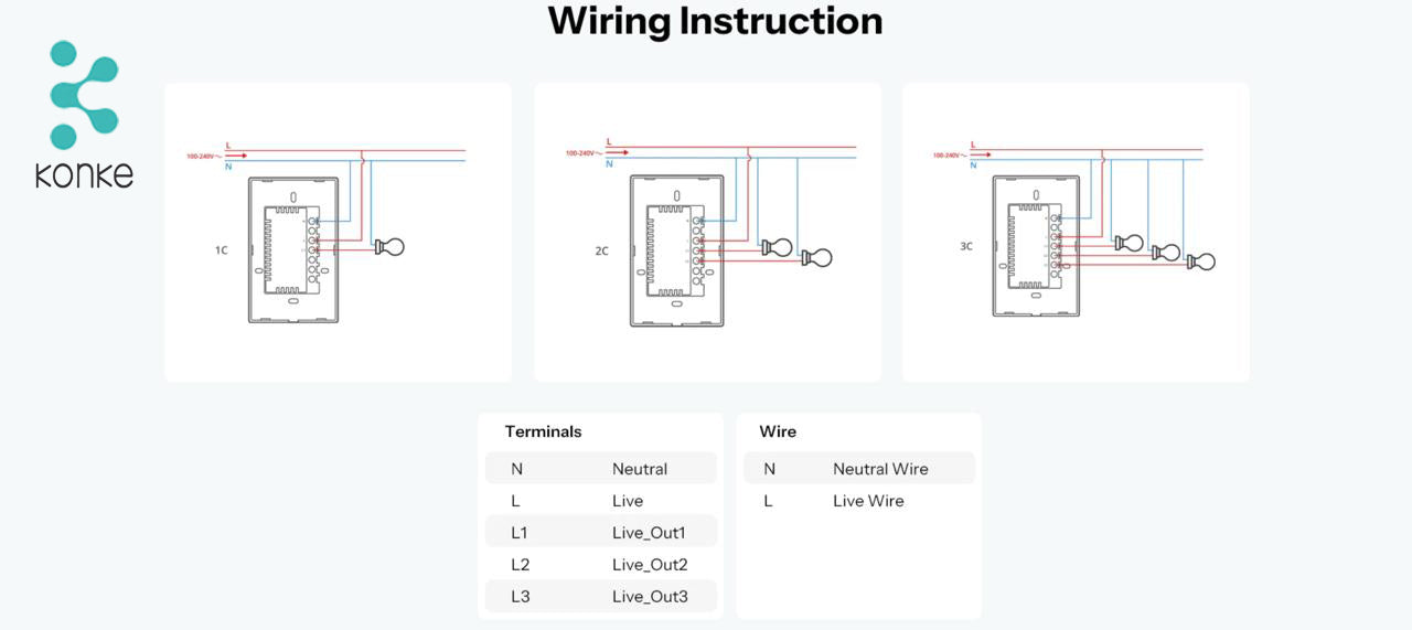 Smart Touch Light Switch 3Ch - Image 5