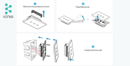 Smart Touch Light Switch 3Ch - Image 8
