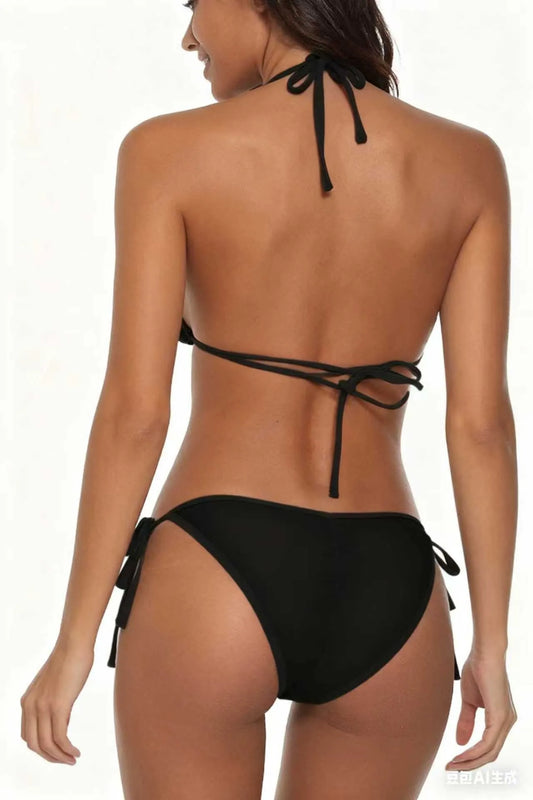 Butterfly Print Bikini 2026 New Creative Design Deep V Sexy Swimsuit Size M - Image 3