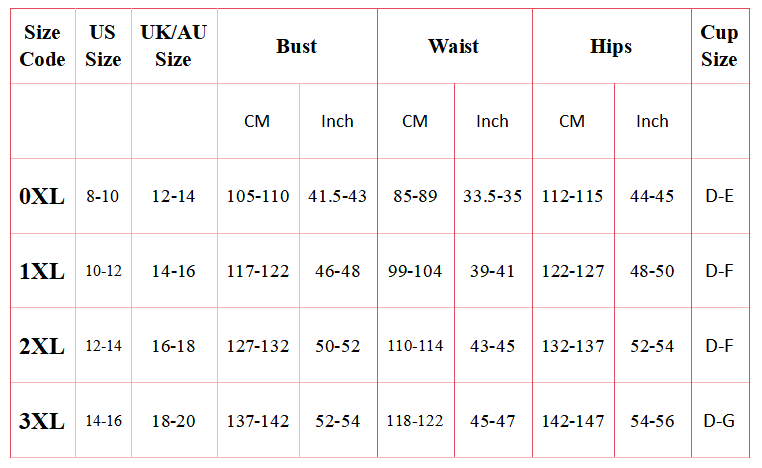 Plus Size Deep V-One Piece Swimsuit for Enhanced Curve Appeal Size 0XL - Image 4
