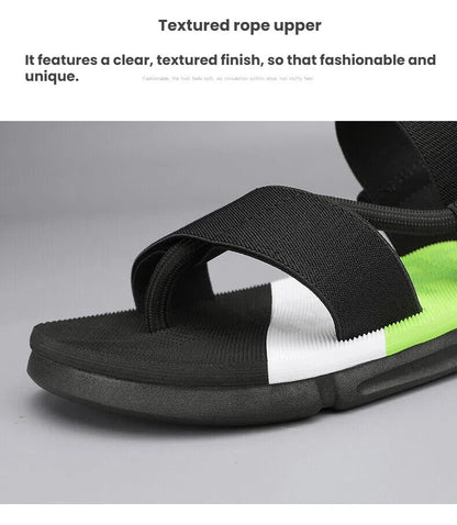 Men's 3-Color Convertible Sandals & Slippers, Outdoor Non-Slip EVA Thick-Sole Beach Shoes for Dual Wear(green-42) - Image 8