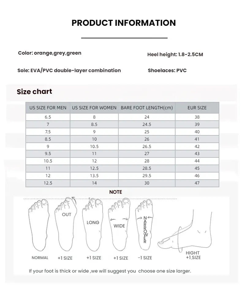 Men's Flip Flops with EVA-PVC Dual Sole, Orange for Comfort & Slip-Resistance(39) - Image 8