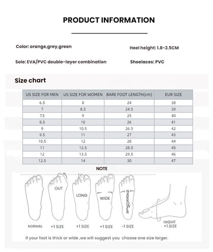 Men's Flip Flops with EVA-PVC Dual Sole,Orange for Comfort & Slip-Resistance(40) - Image 8