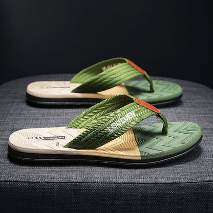 Dual Sole, Green for Comfort & Style for Summer Beach & Daily Wear(40)