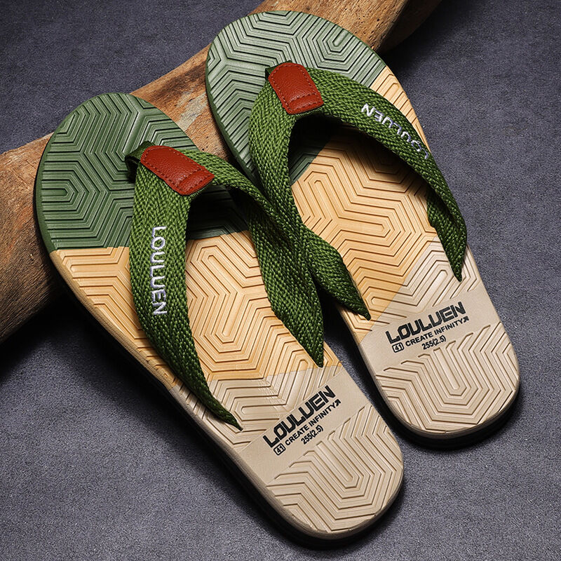 Dual Sole, Green for Comfort & Style for Summer Beach & Daily Wear(40) - Image 4