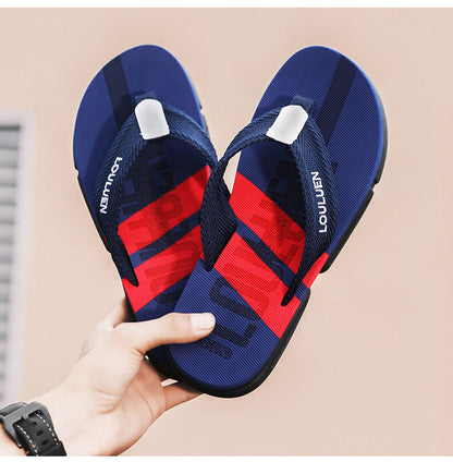 Men's Flip Flops: 4 Colors, EVA-PVC Blend, Comfort & Style for Summer Beach & Daily Wear(Blue-39) - Image 6