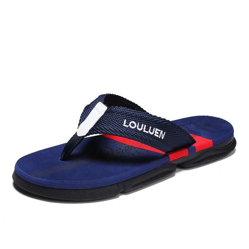 Men's Flip Flops: 4 Colors, EVA-PVC Blend, Comfort & Style for Summer Beach & Daily Wear(Blue-45) - Image 3