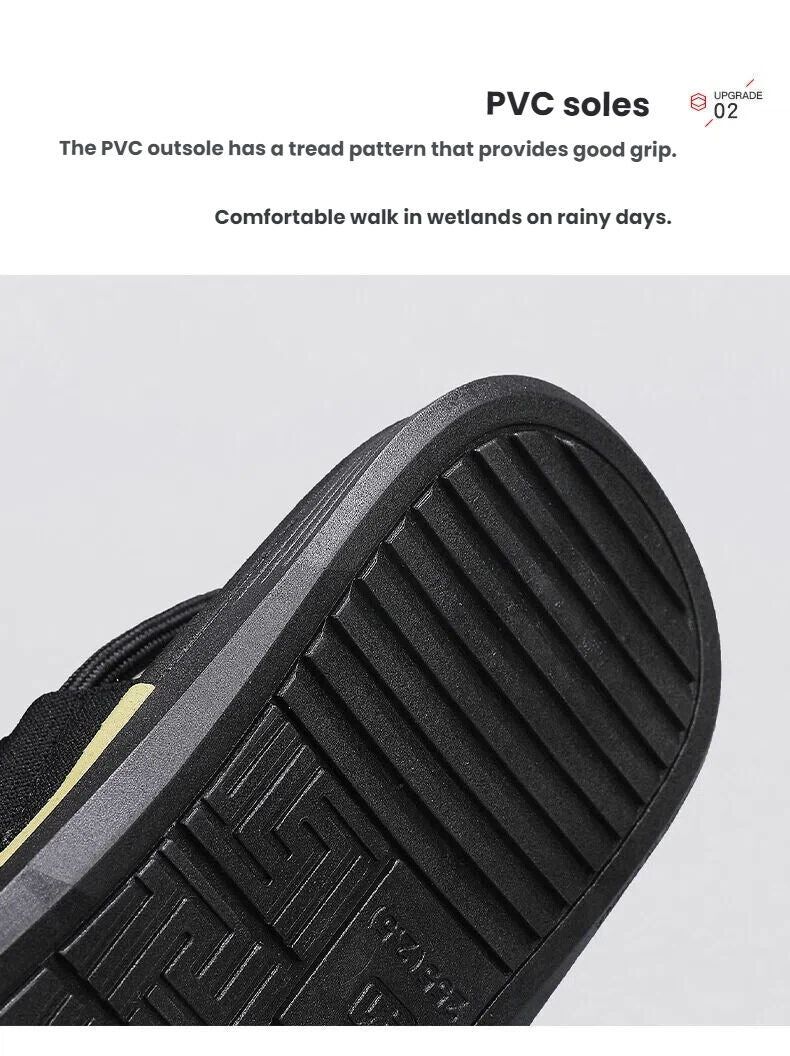 Men's Outdoor Non-Slip Sandals, EVA Lightweight Thick-Sole Beach Slippers for Casual & Sports(dark blue-43) - Image 9
