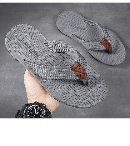 Men's Outdoor Non-Slip Flip Flops, 6 Colors EVA Lightweight Thick-Sole Beach Sandals for Casual & Sports(gray-43) - Image 3