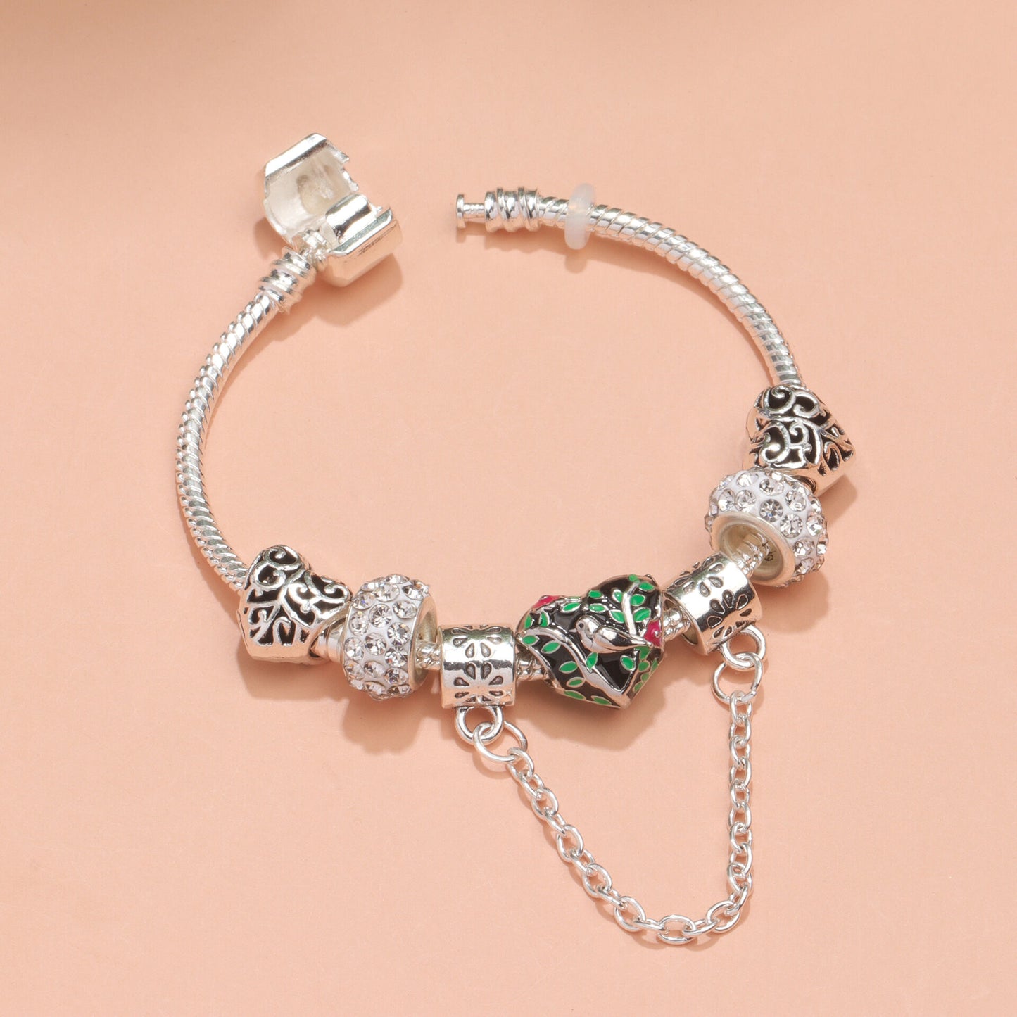Love Bird Drip Oil Bracelet(17cm) - Image 3