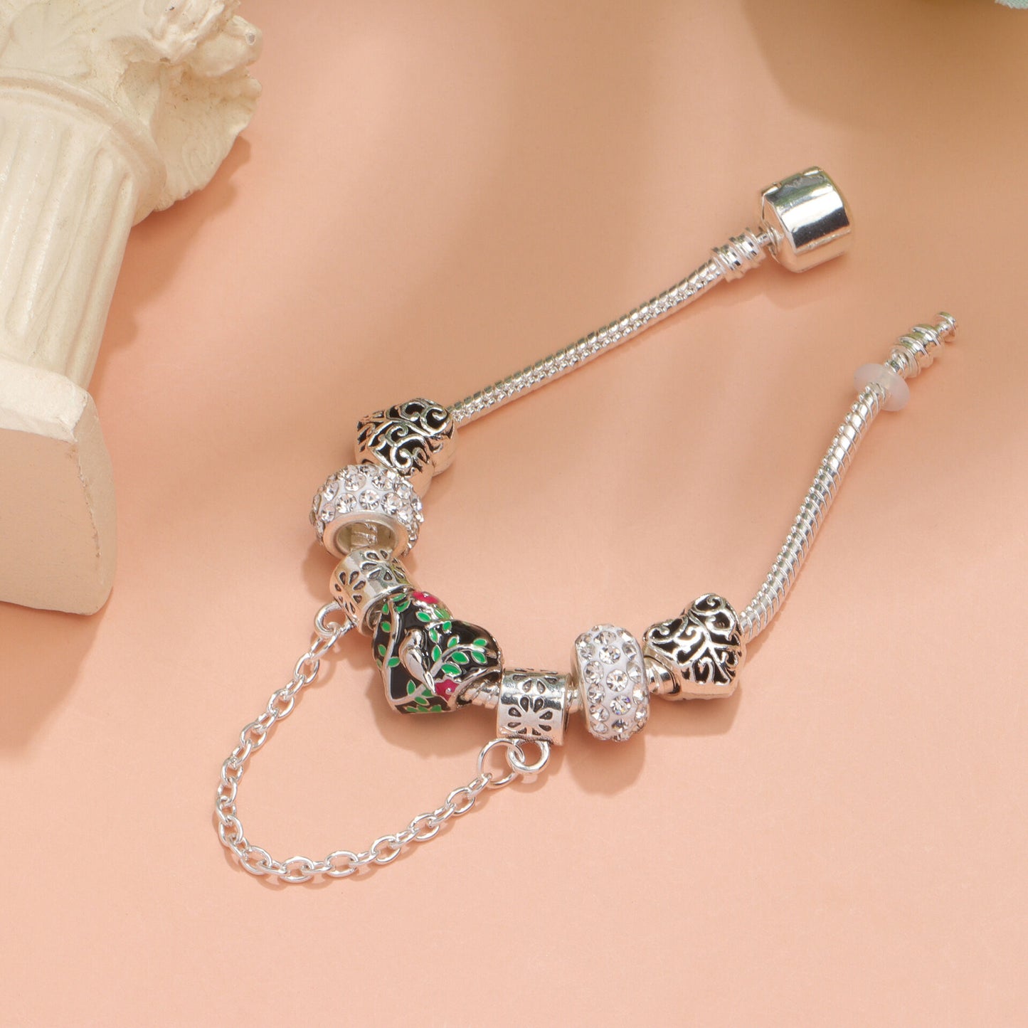 Love Bird Drip Oil Bracelet(17cm) - Image 5