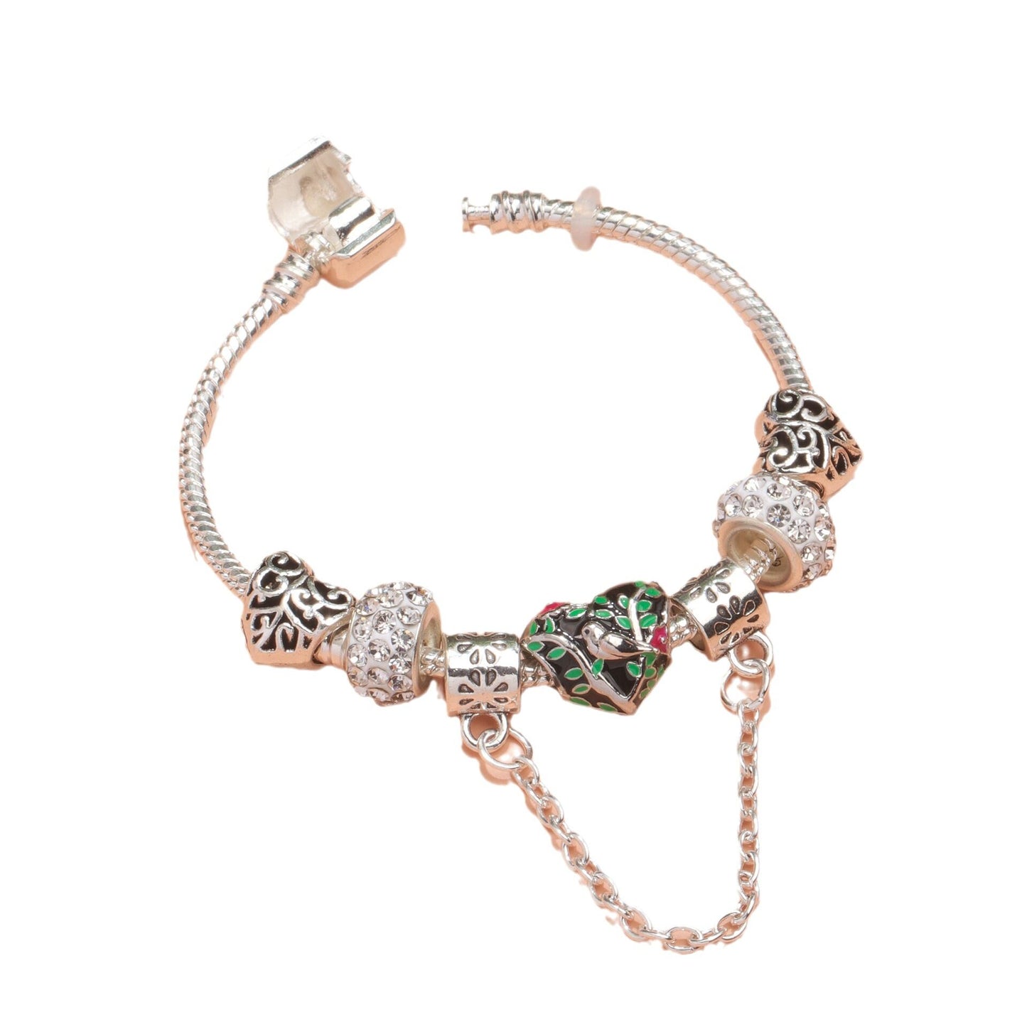 Love Bird Drip Oil Bracelet(18cm)