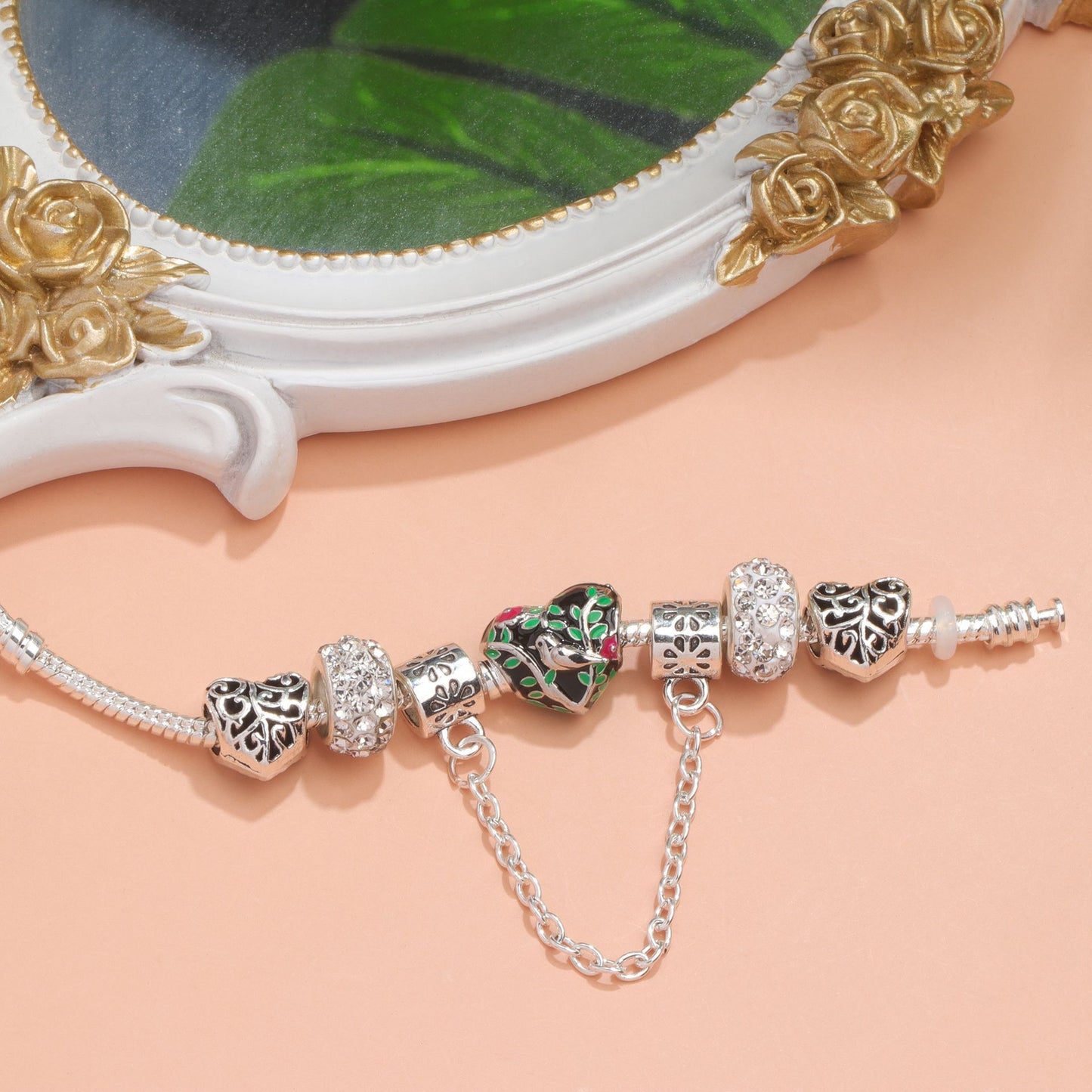 Love Bird Drip Oil Bracelet(18cm) - Image 7