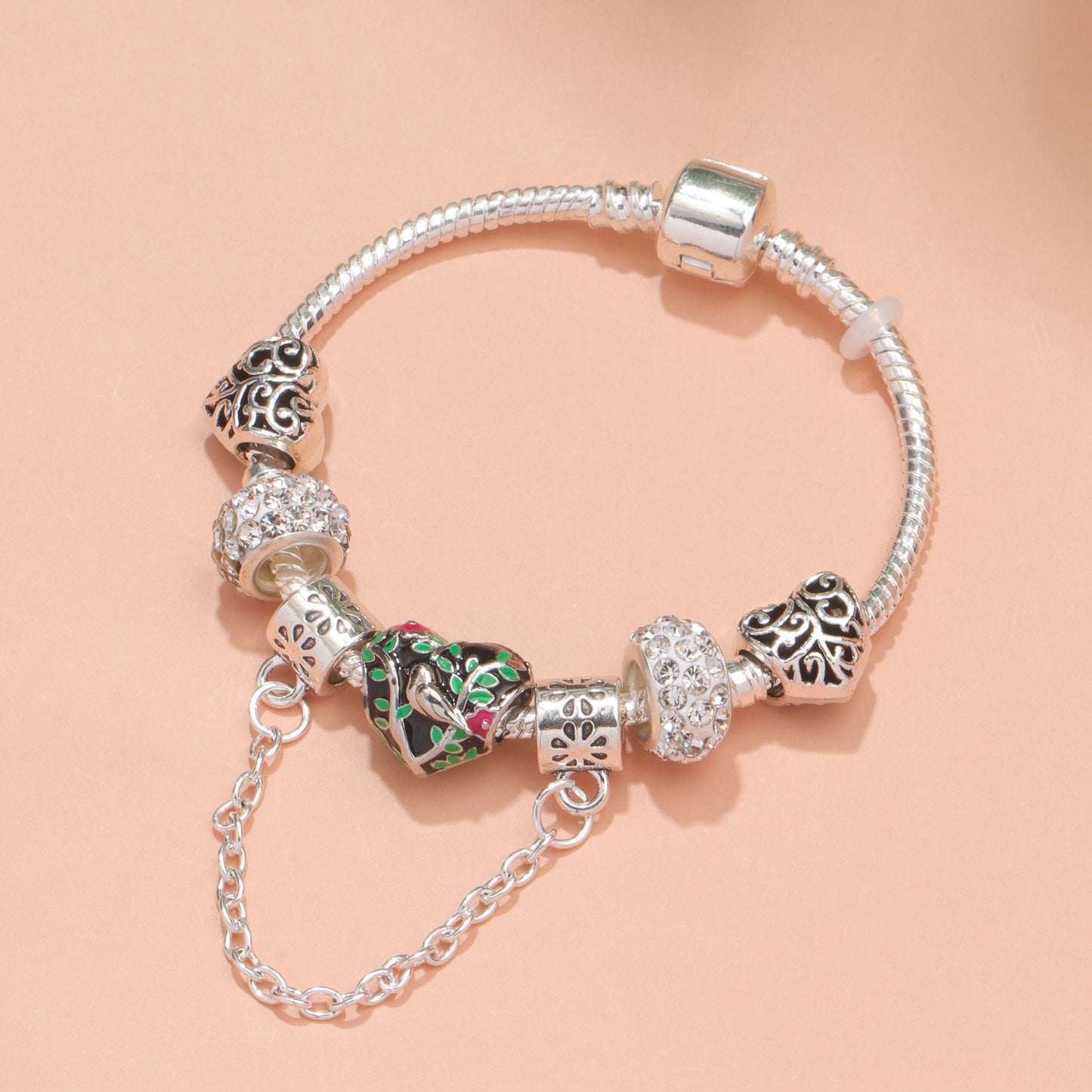 Love Bird Drip Oil Bracelet(20cm) - Image 2