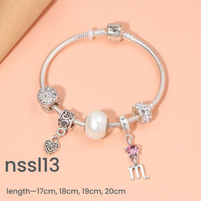 10 Styles Charm Bracelets Set: Colorful Alloy & Glass Beaded Bracelets,Buy 2 for Better Price(double) - Image 2