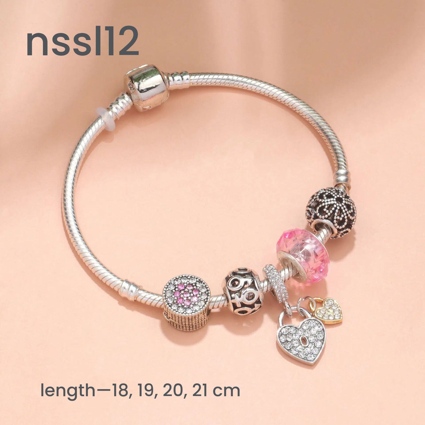10 Styles Charm Bracelets Set: Colorful Alloy & Glass Beaded Bracelets,Buy 2 for Better Price(double) - Image 3