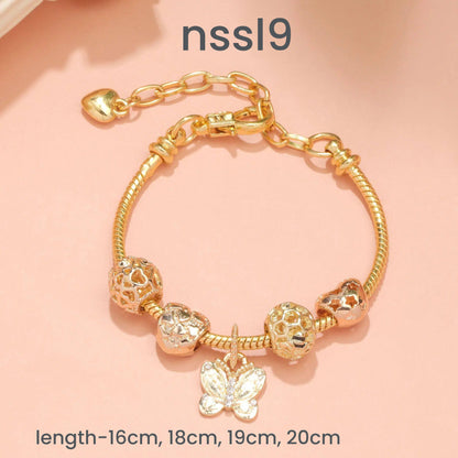 10 Styles Charm Bracelets Set: Colorful Alloy & Glass Beaded Bracelets,Buy 2 for Better Price(double) - Image 8