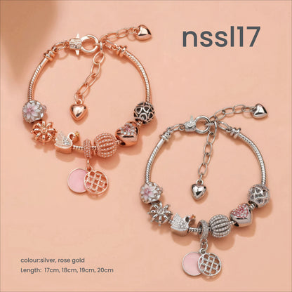 10 Styles Charm Bracelets Set: Colorful Alloy & Glass Beaded Bracelets,Buy 3 for Better Price(triple) - Image 5