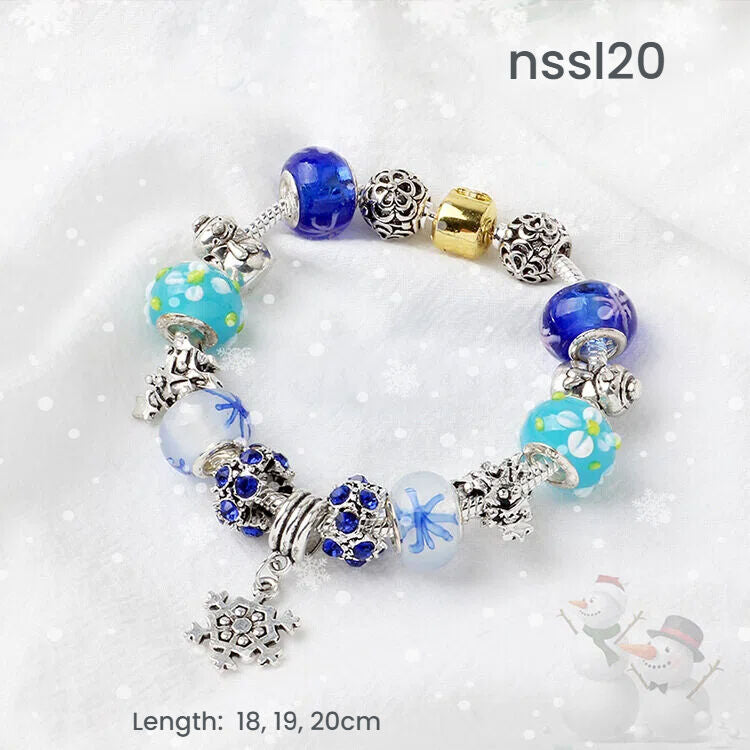 10 Styles Charm Bracelets Set: Colorful Alloy & Glass Beaded Bracelets,Buy 3 for Better Price(triple) - Image 8